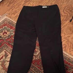 Hilary Radley Black Work Pants